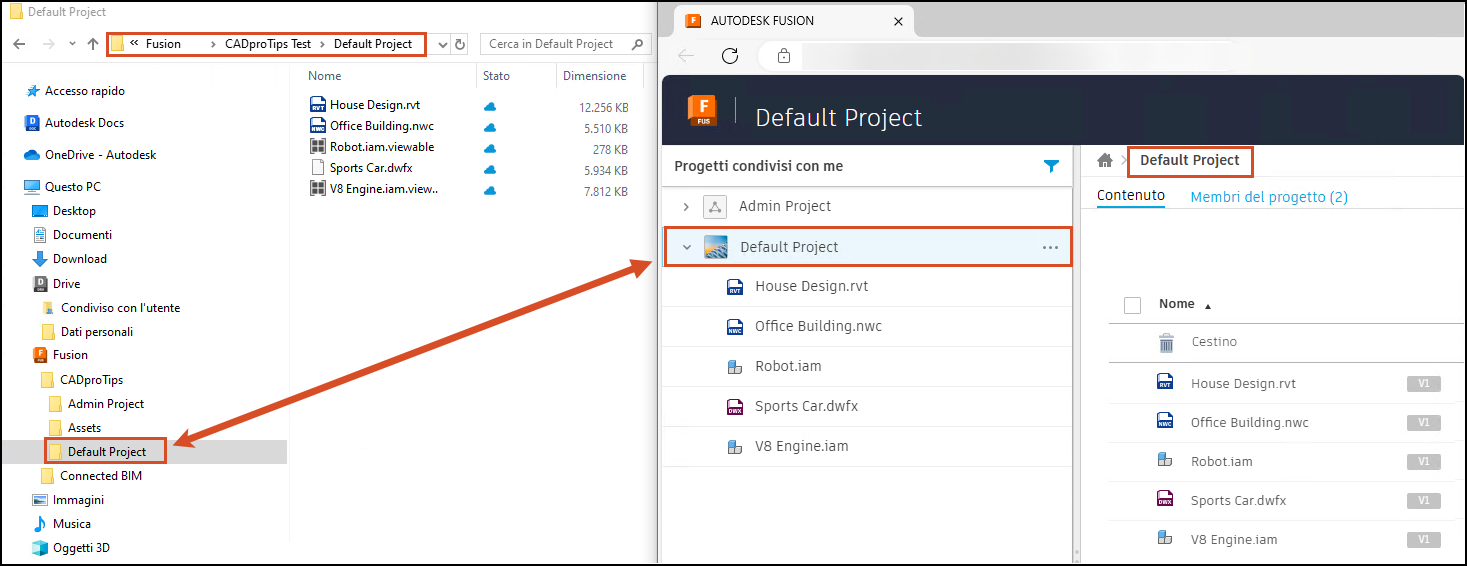 Fusion Example Drive Connector