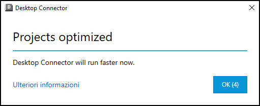Optimize Projects Dialog