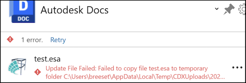 DC Home Screen Error