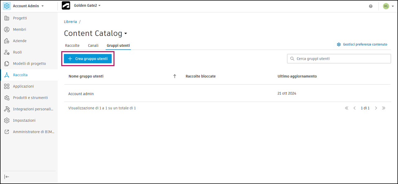 Create user group