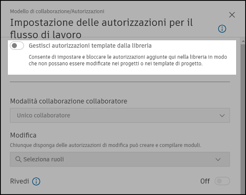 Manage permissions in Library