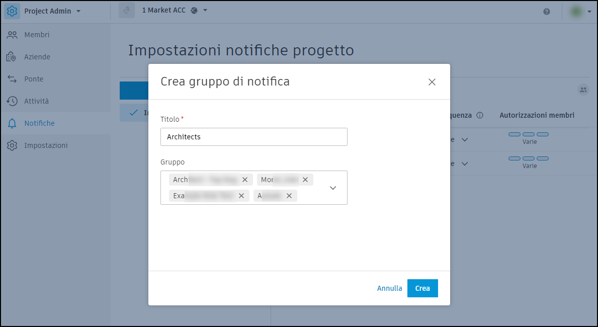 Create New Notification Group