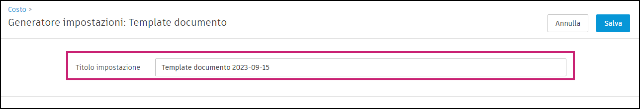 Setting Builder