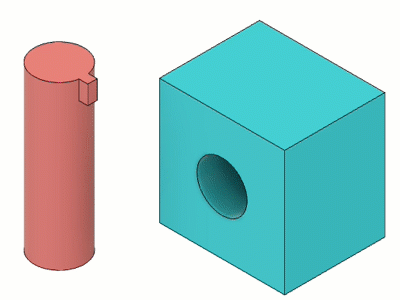 create cylindrical joint