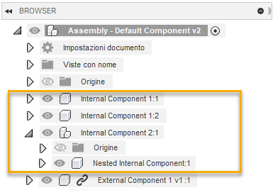 browser - internal components