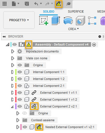 browser - components out-of-date