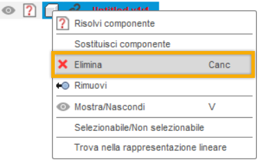 browser - delete unresolved xrefs