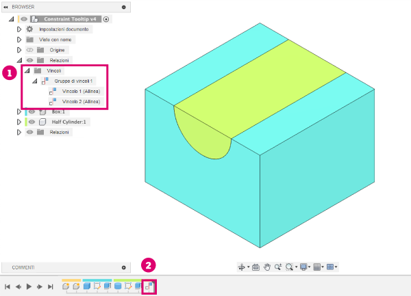 access points for constraints