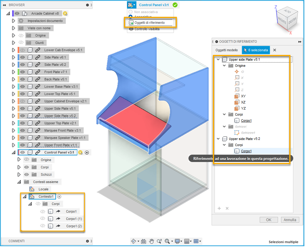reference objects before example