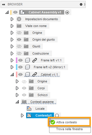 activate context - browser