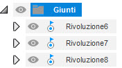 giunti visibili