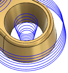 minimum cutting radius diagram - with