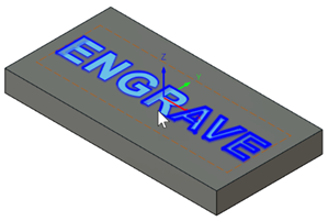 text selection for engraving