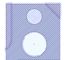 flat hole size