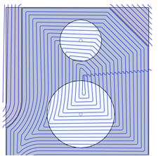 flat machine over holes enabled