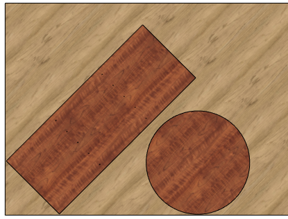 component and envelope grain direction aligned