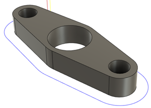 completed toolpath