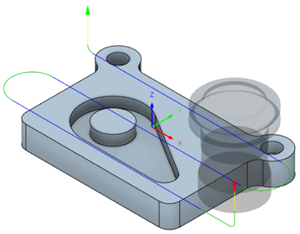 completed toolpath