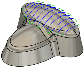 completed toolpath