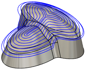 completed toolpath