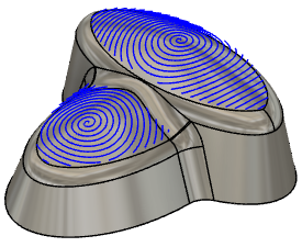 completed toolpath