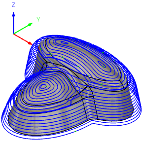 completed toolpath