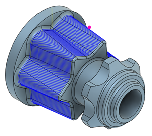 completed toolpath