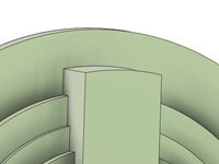 cylindrical part used for comparison