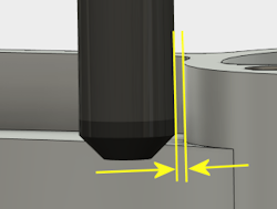 chamfer clearance diagram