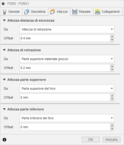 2d bore dialog heights tab