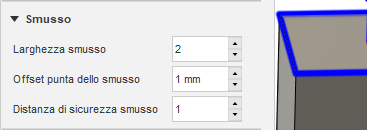 Settings for when the edge is sharp