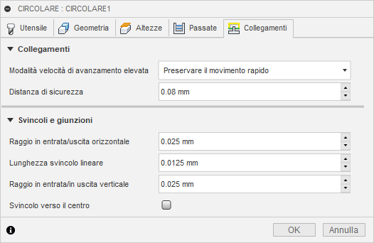 2d circular dialog linking tab