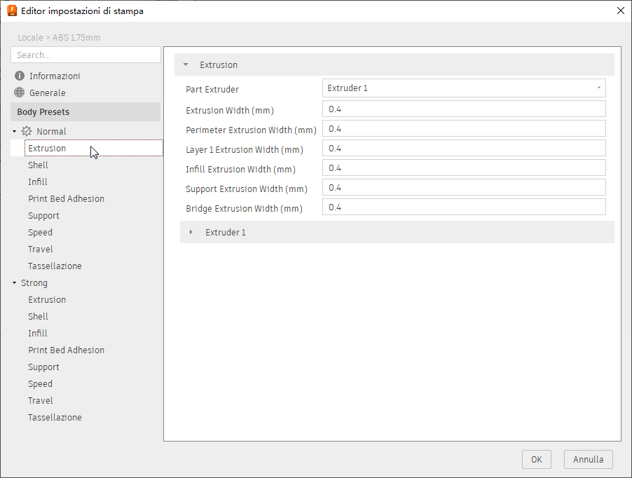 print setting editor
