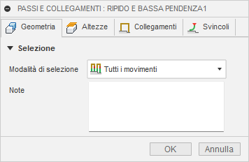 Leads and Links dialog