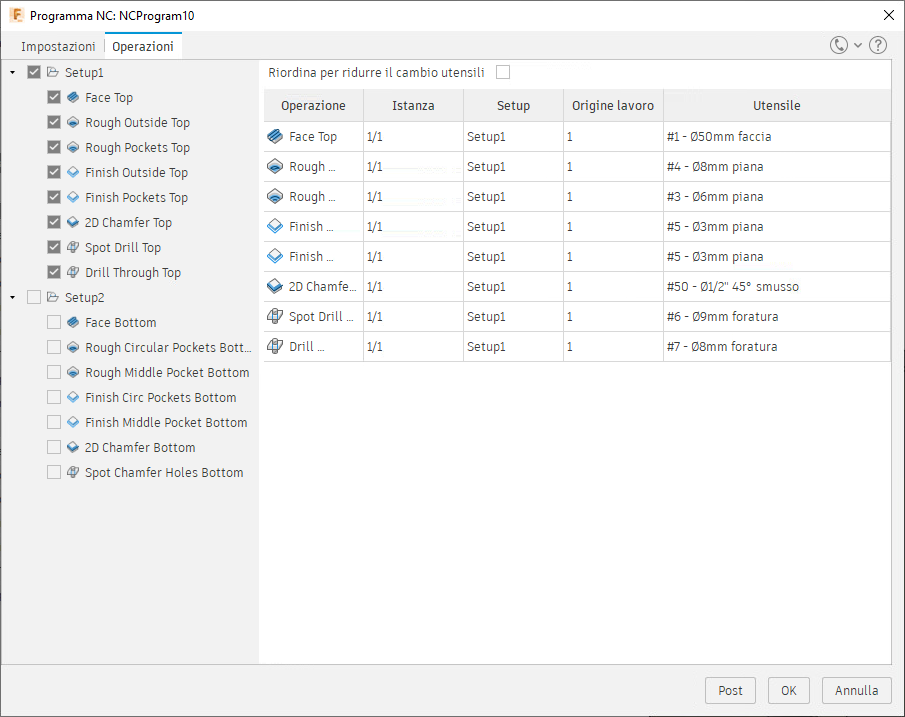 nc program operations dialog