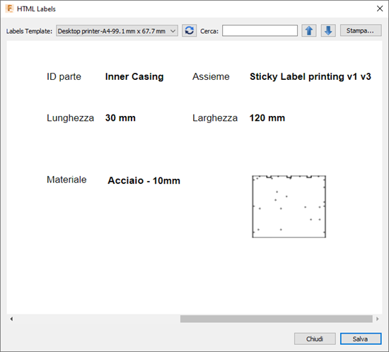 sticky labels preview