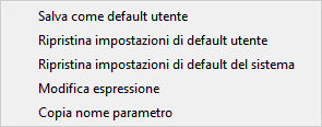 parameter defaults