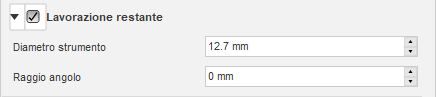 2d adaptive clearing dialog geometry tab - rest machining