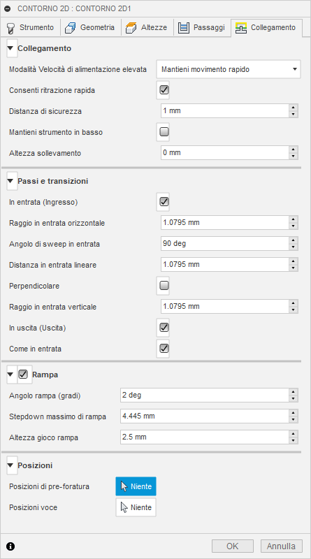 2d contour dialog linking tab