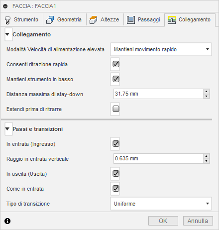2d face dialog linking tab