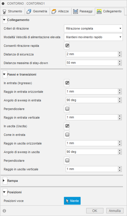 3d contour dialog linking tab