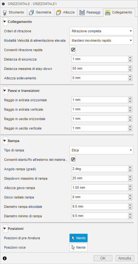 3d horizontal clearing dialog linking tab