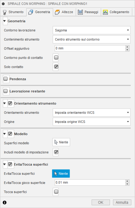 3d morph spiral dialog geometry tab