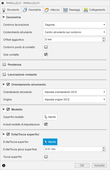 3d parallel finishing dialog geometry tab