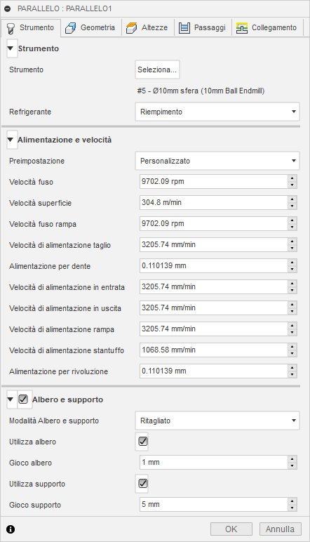 3d parallel finishing dialog tool tab