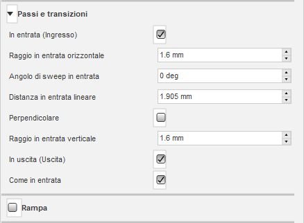 leads and transitions dialog section