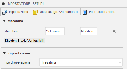 Setup Milling Machine