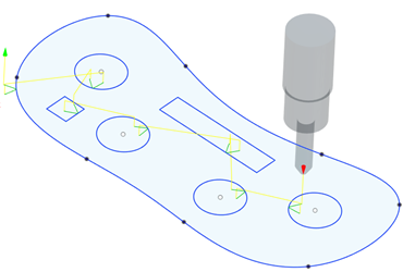 2d profile toolpath