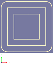 offset outwards and inwards