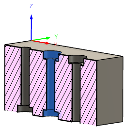 holes in the top and bottom planes